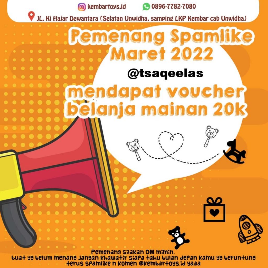 PEMENANG SPAMLIKE MARET 2022