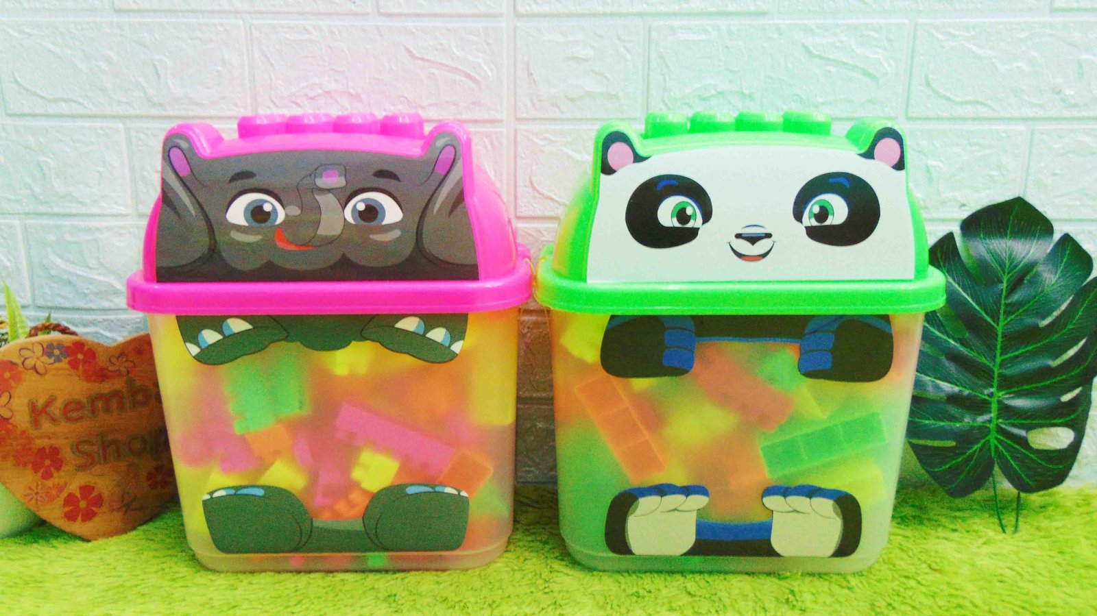 Mainan Container Box BLOCK CONTAINER 120pcs Mainan Edukasi Edukatif Anak Smart Block dengan ...