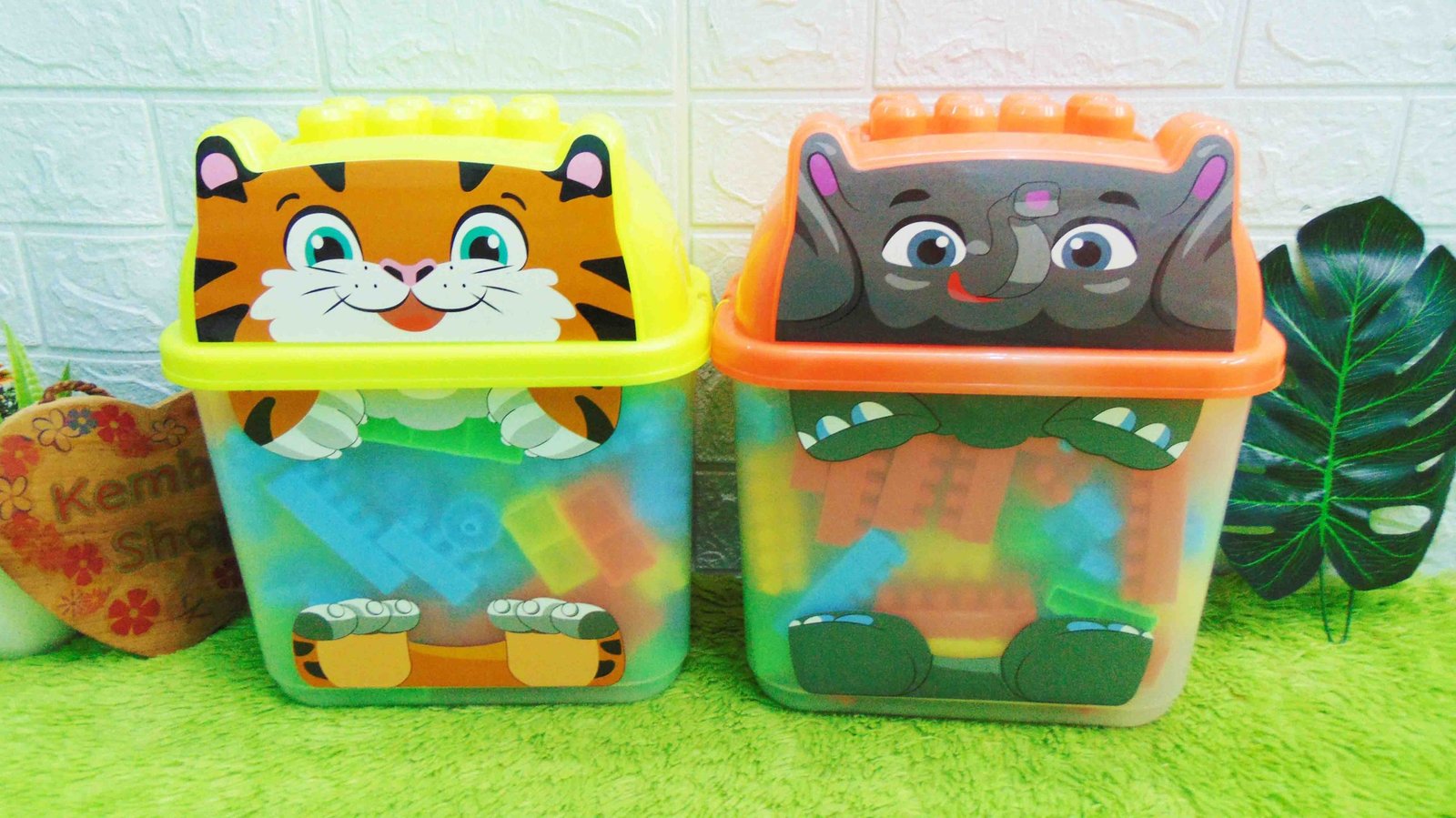 Mainan Container Box BLOCK CONTAINER 120pcs Mainan Edukasi Edukatif Anak Smart Block dengan ...
